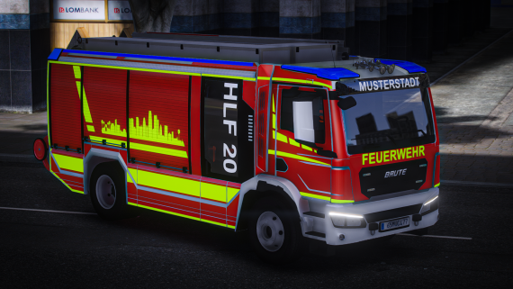 Brute  Fire Truck T2020 HLF20 - ELS