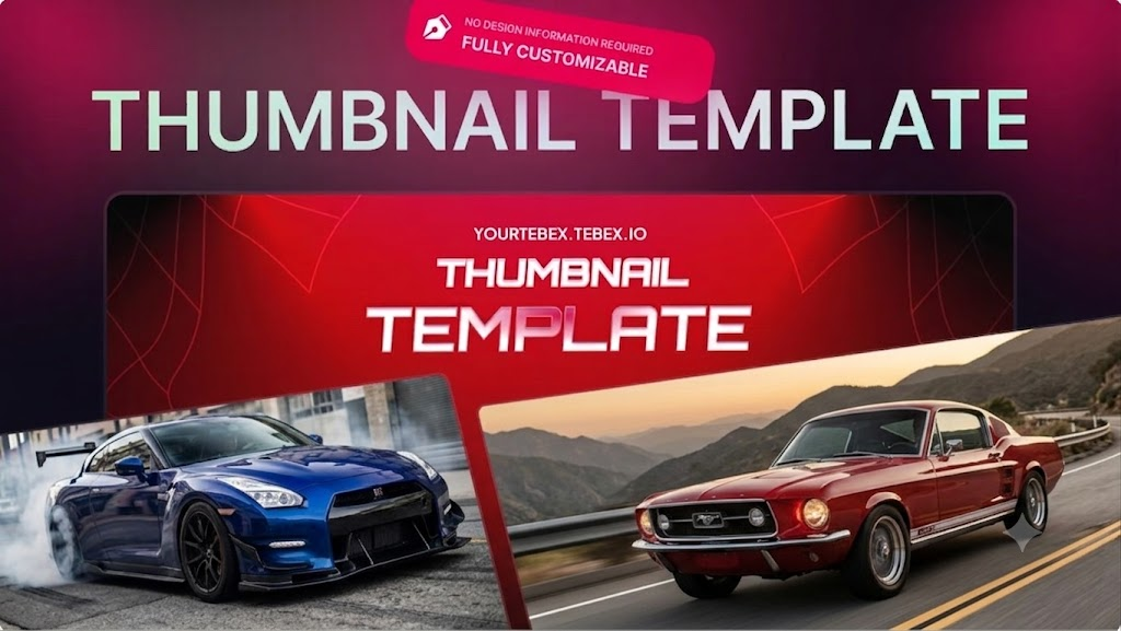 Fully Customizable Thumbnail Template
