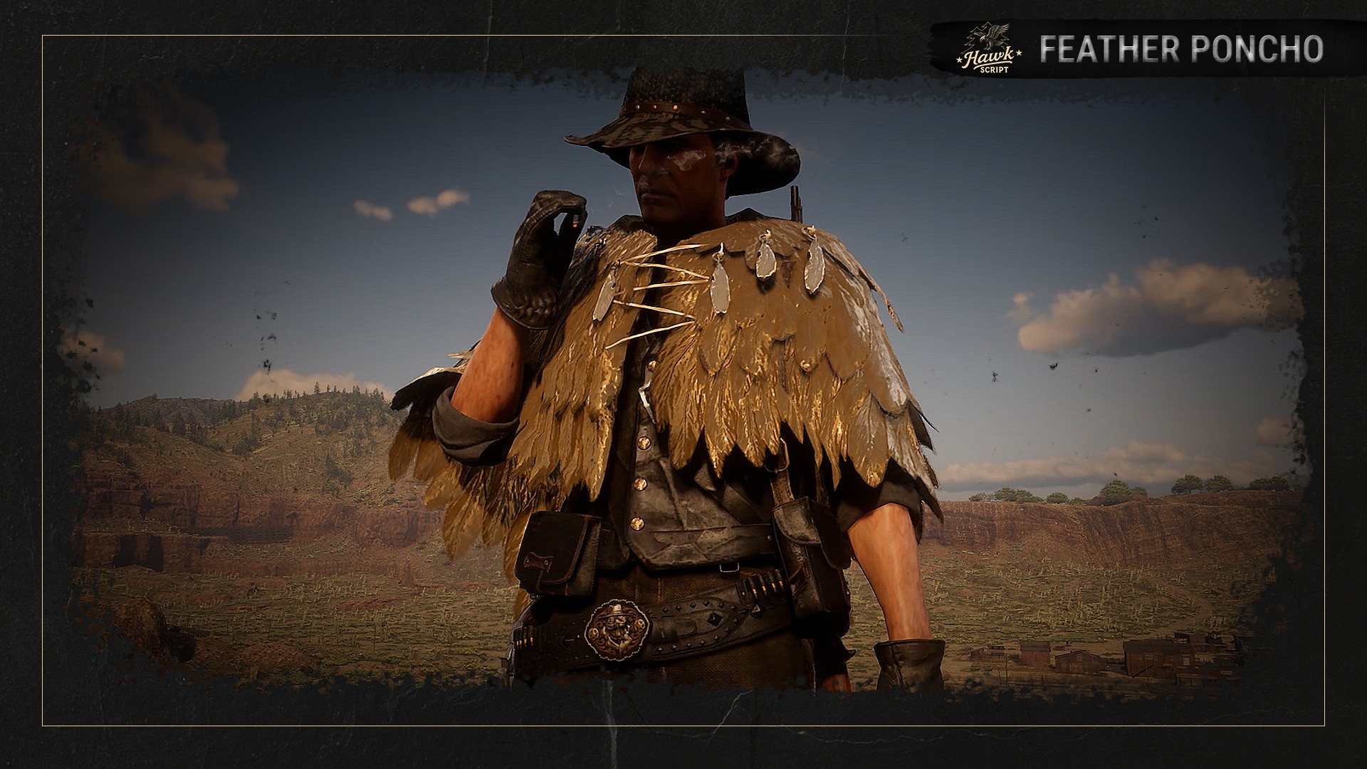 Hawk Feather Poncho