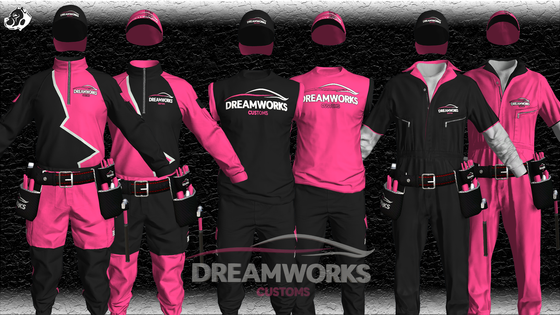 Dreamworks Customs Mech Bundle | Fivem Mechanic Clothing