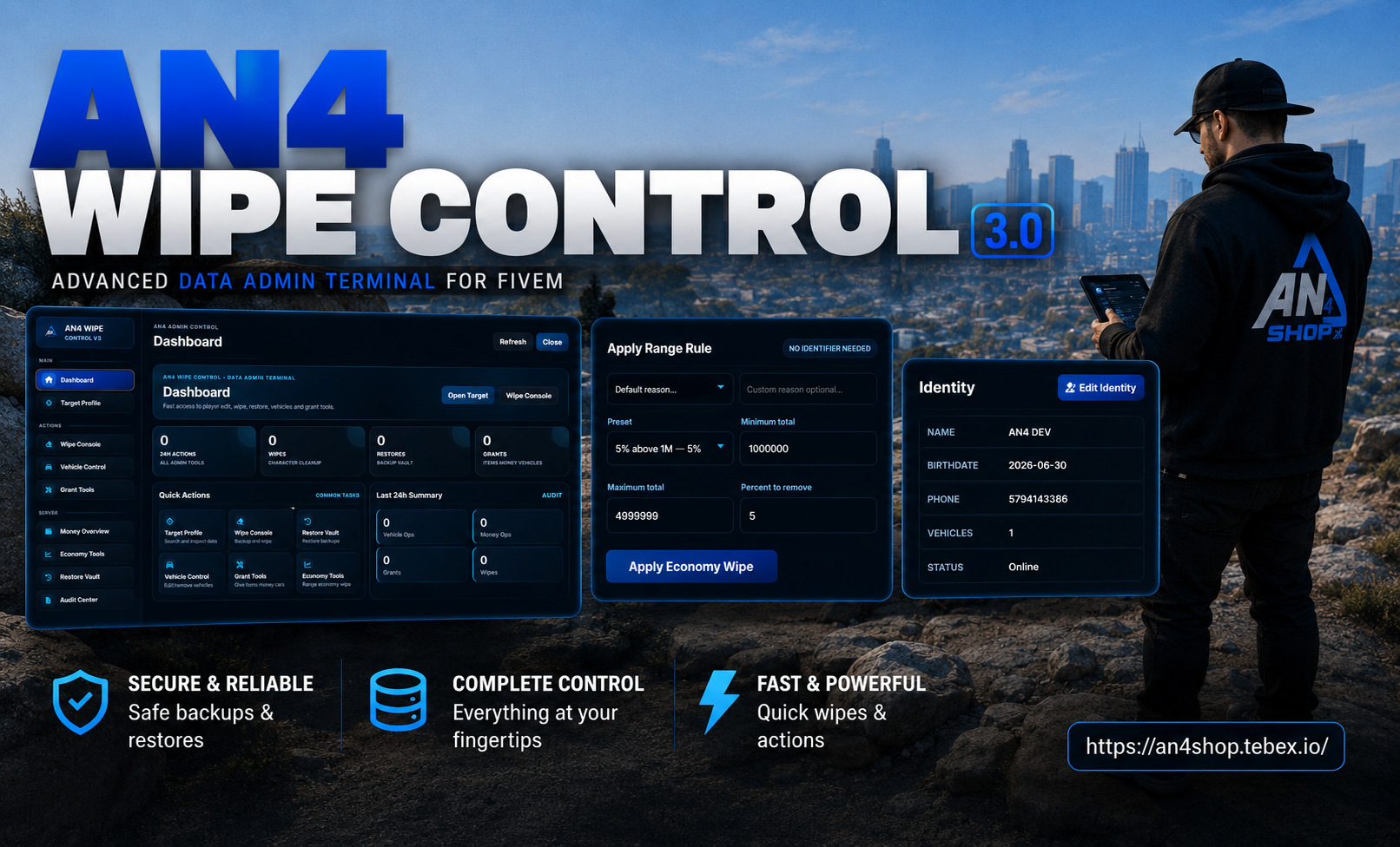 AN4 WIPE CONTROL V3  [QB / QBOX / ESX]