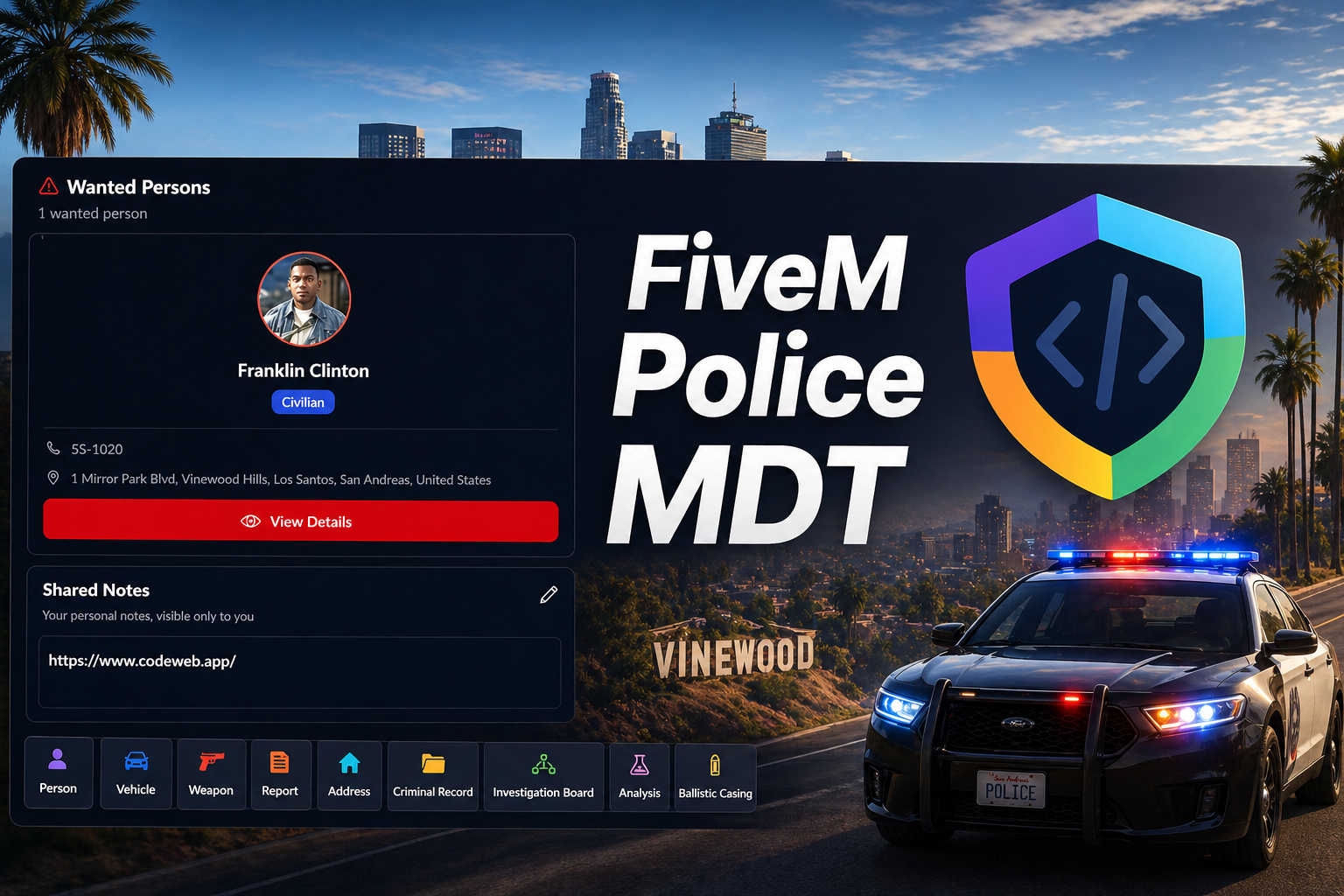 CW Tablet Police & Justice Platform