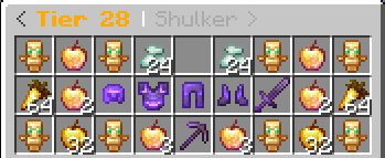 Inventario del kit Tier 28