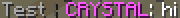 CRYSTAL Tag for 1 Week!