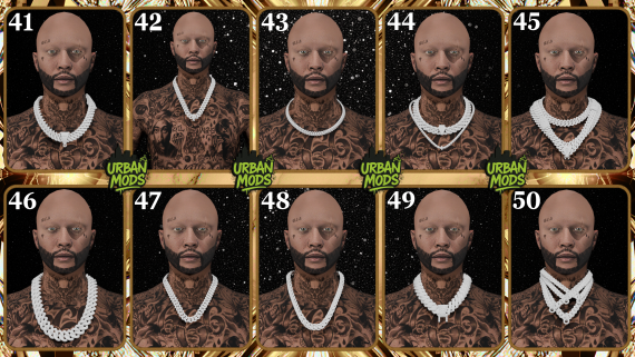 [CHAINS] PACK #5 - ONLY MODEL 3D NO FIVEM [.OBJ and TEXTURES]