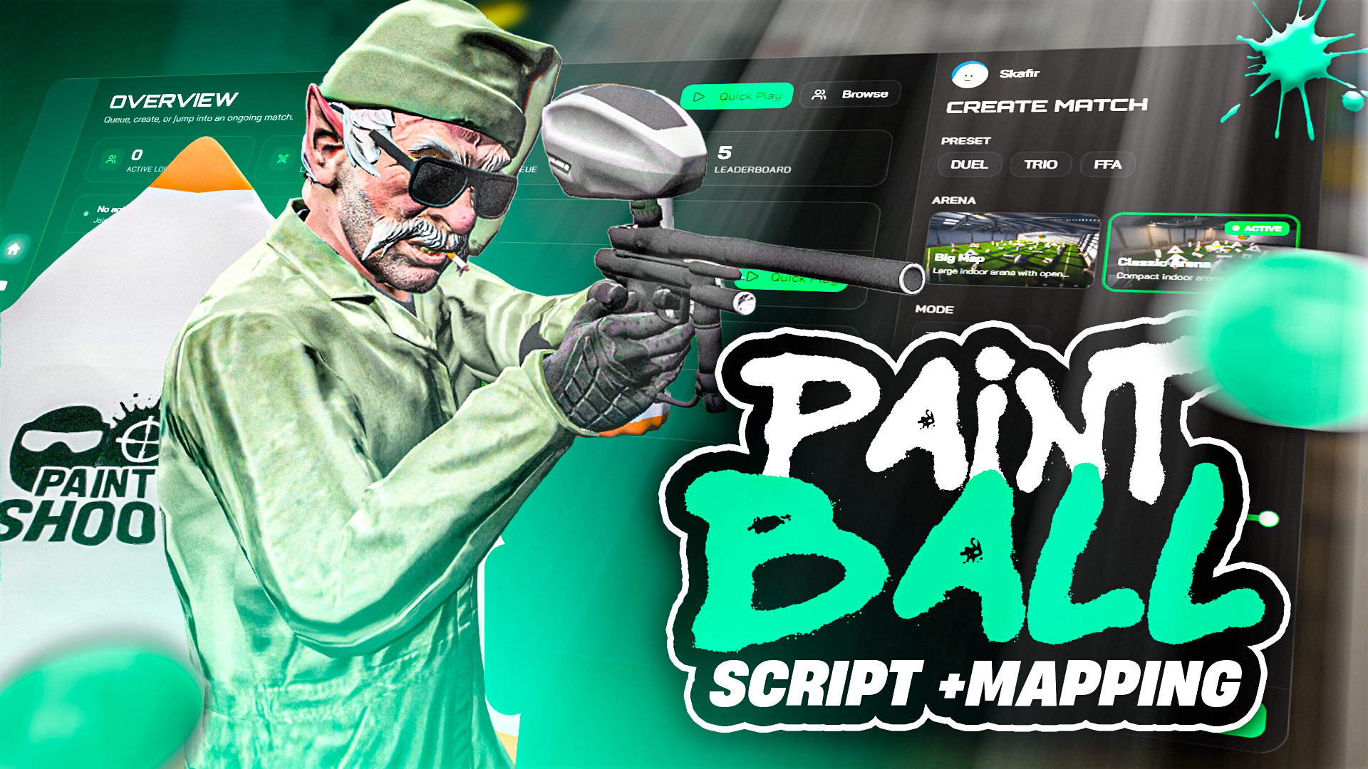 Paintball - Premium FiveM resource for ESX, QBCore & Standalone