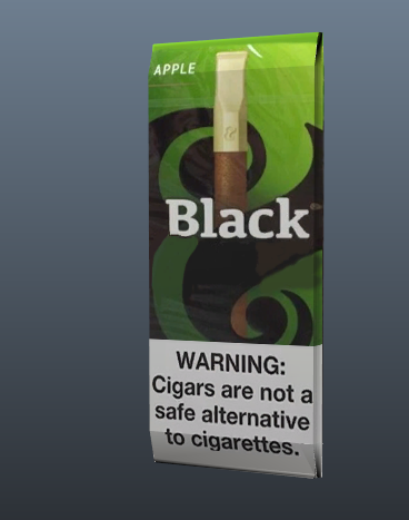 Apple Black Plastic Tip Pack Prop