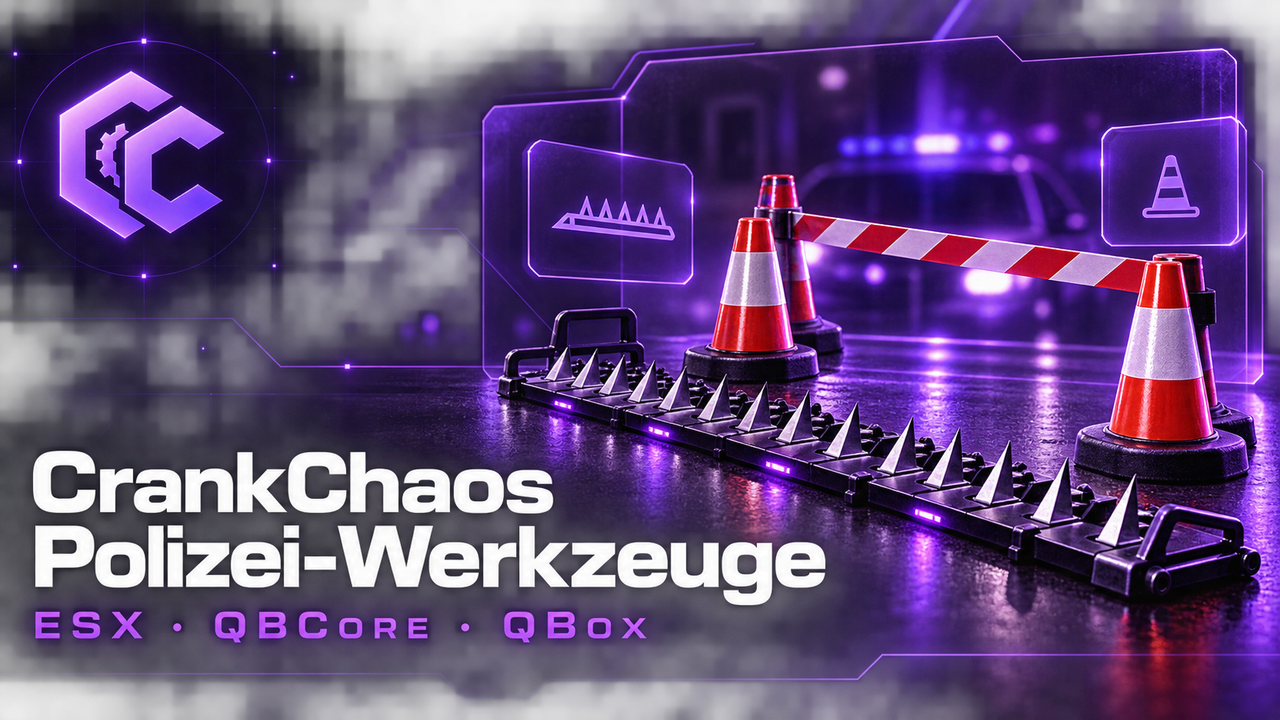 CrankChaos Polizei-Werkzeuge – Bild 1