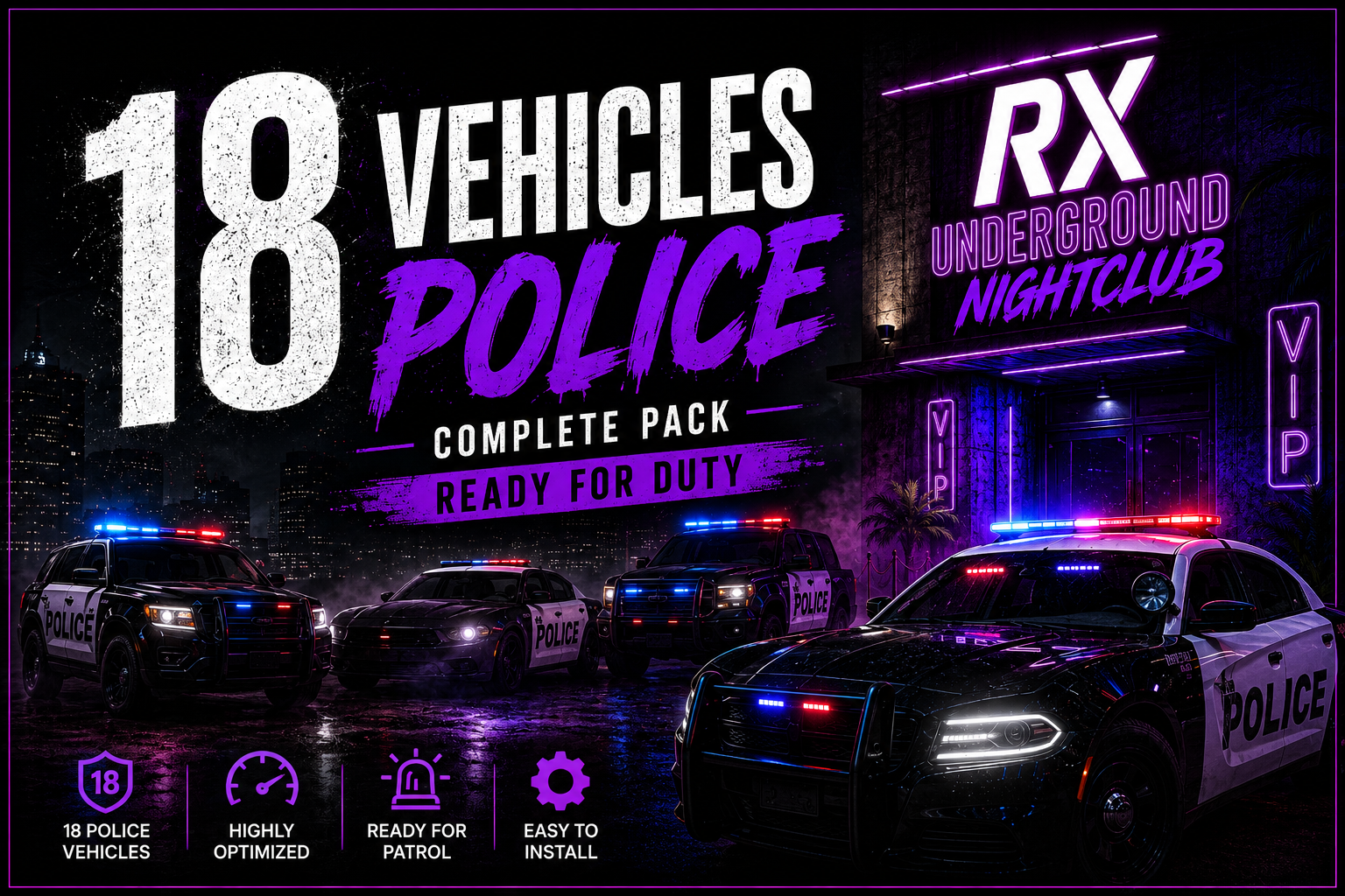 🚔 RX_LSPD | Police Vehicle Pack
