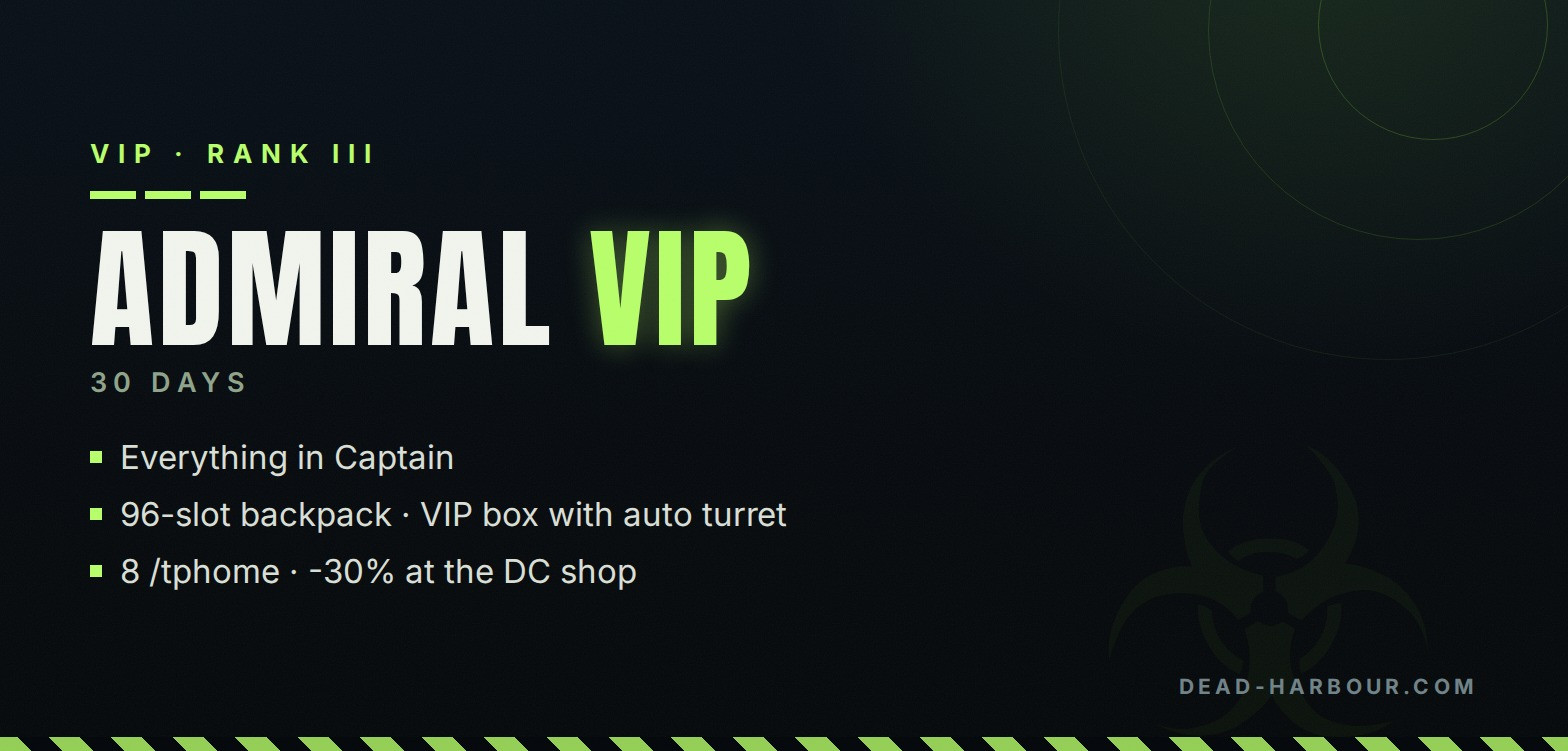 Admiral VIP — 30 days