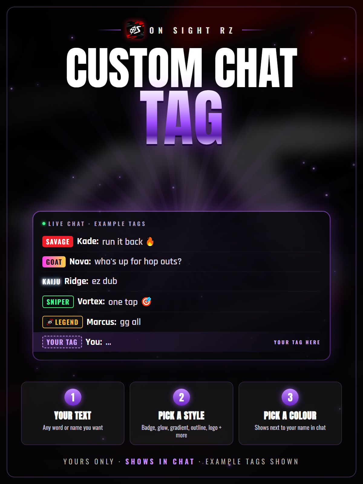 Custom Chat Tag