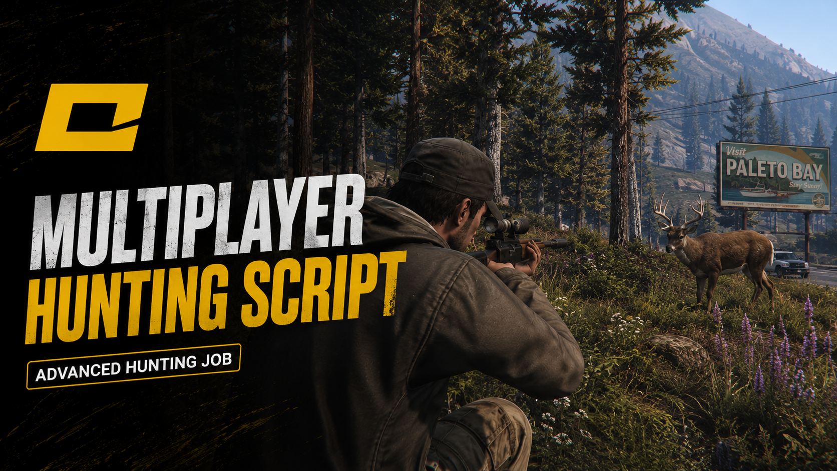 Fivem Hunting Script Multiplayer Job Esx , Qb , Qbox Escrow