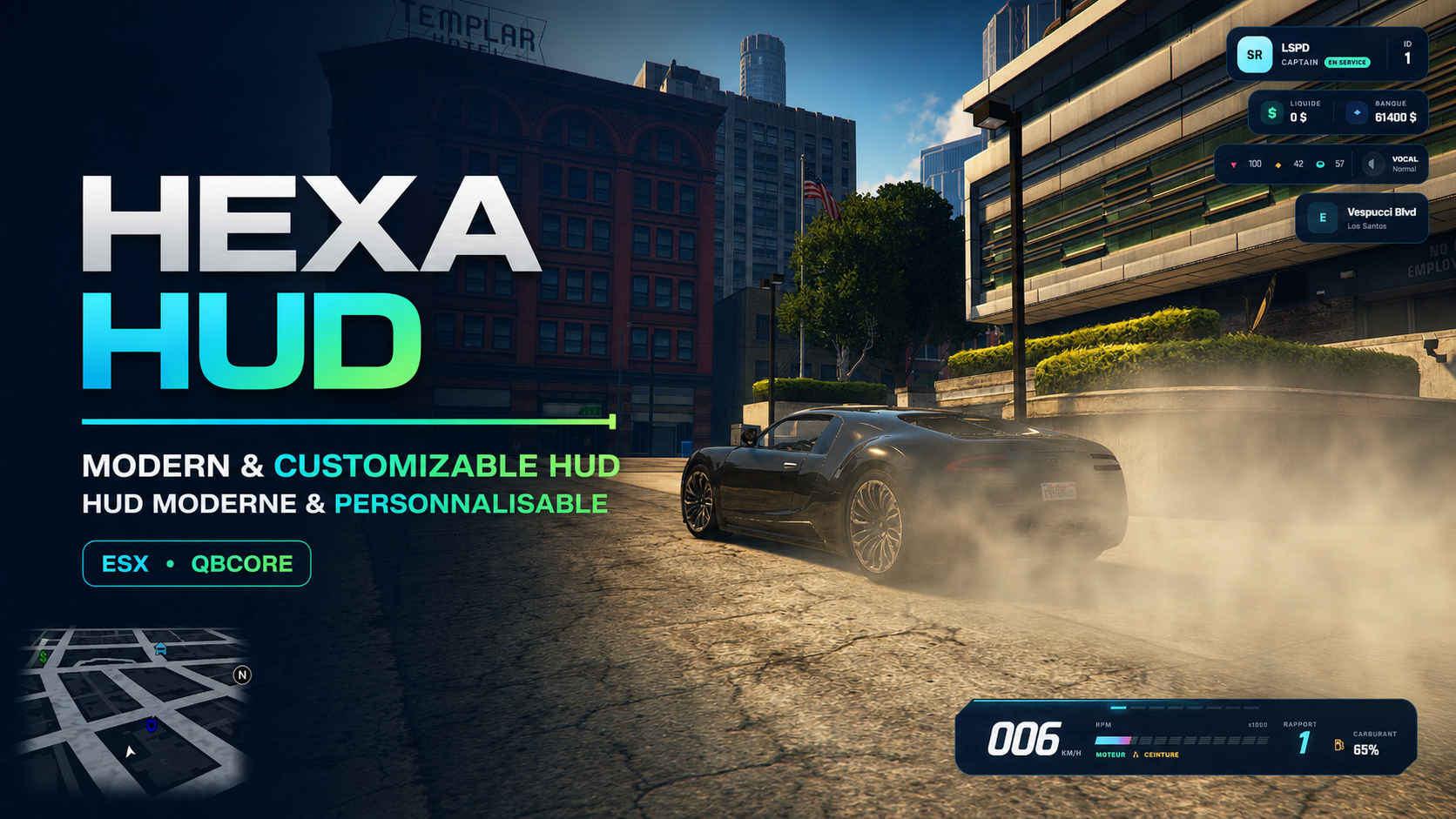 Hexa HUD