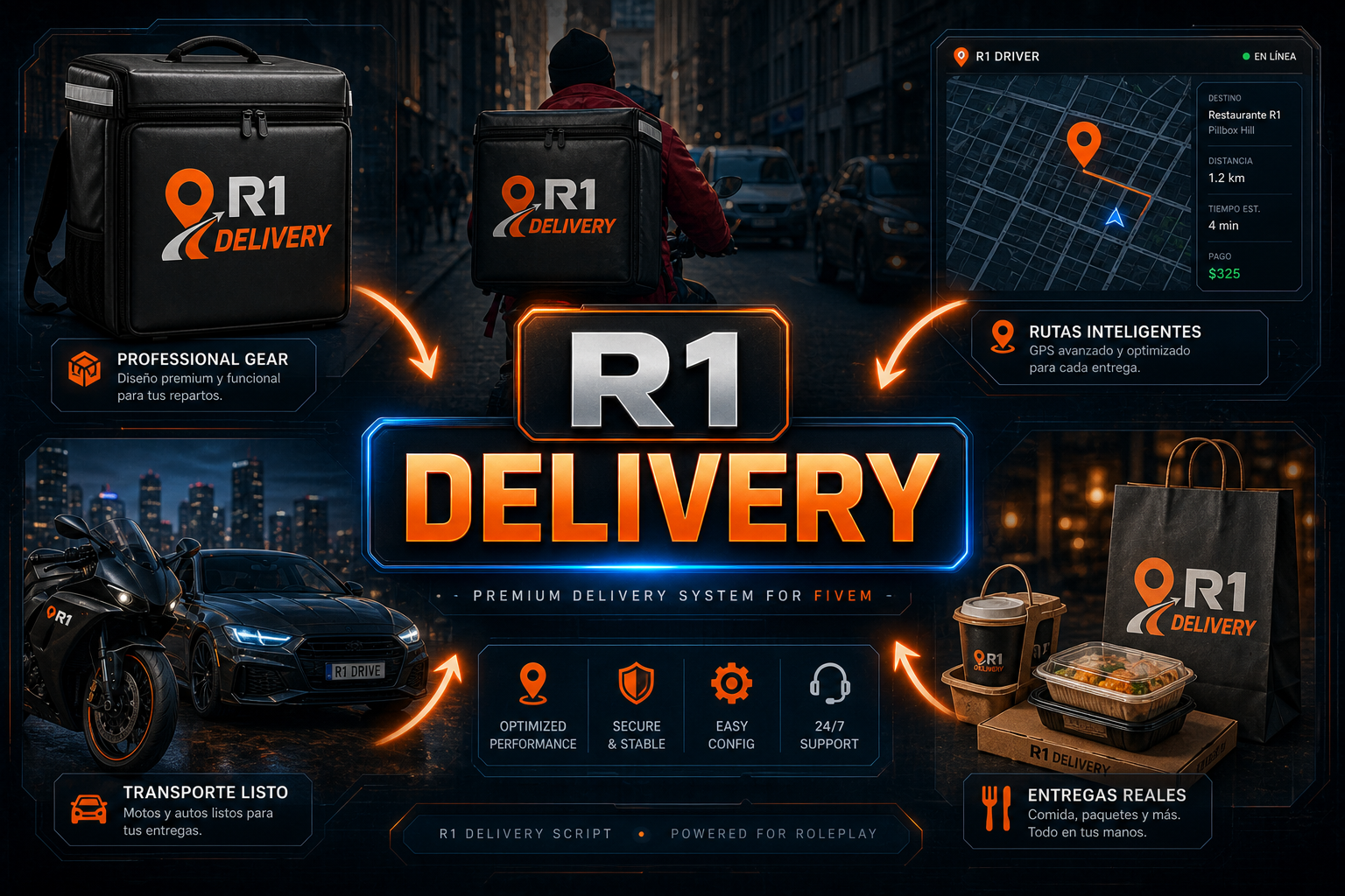R1 DRIVER TABLET [ESX/QBCORE]