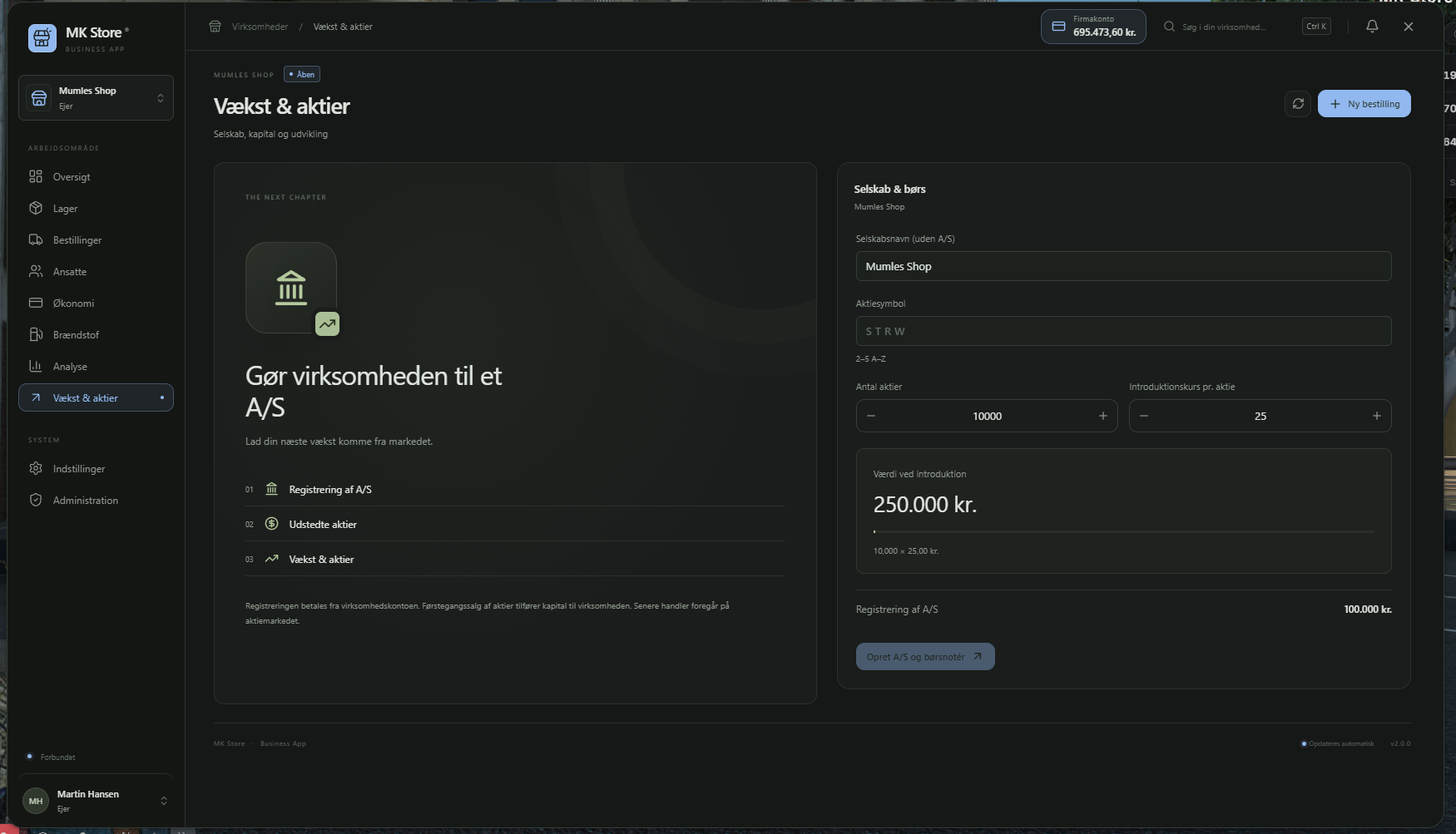 Shop System