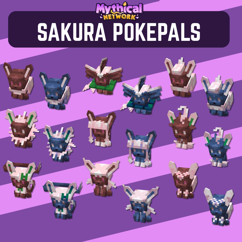 Random Sakura Pokepal Plushie Bundle