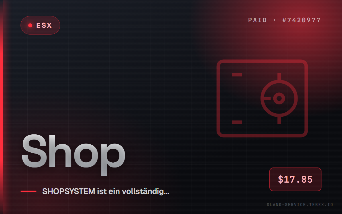 [ESX] Shop