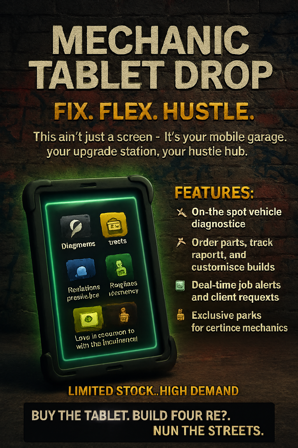 Mechanic Tablet