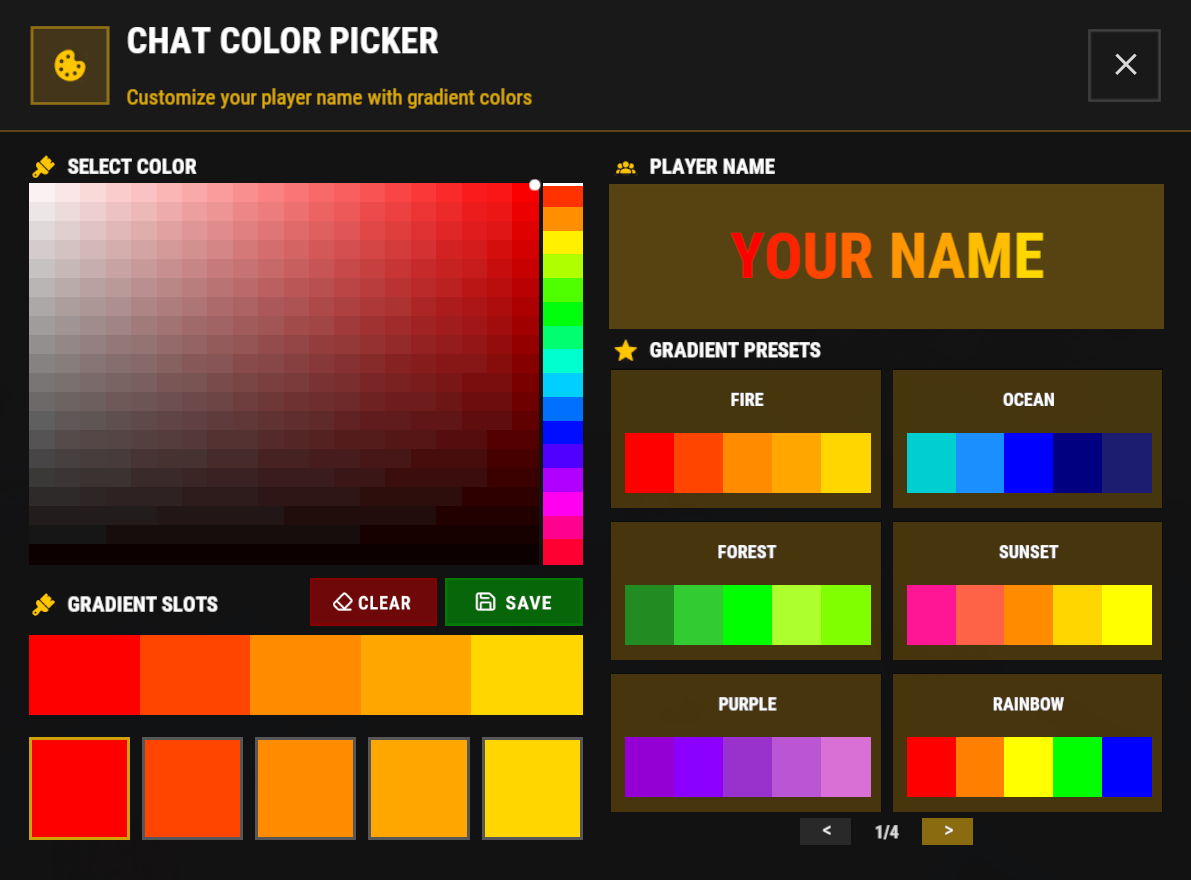 Colored Name (30 days)