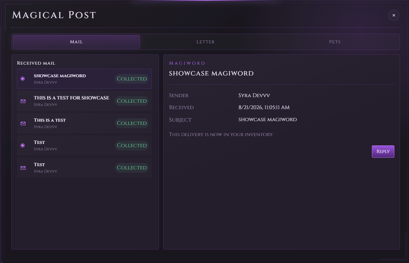 Magical Post
