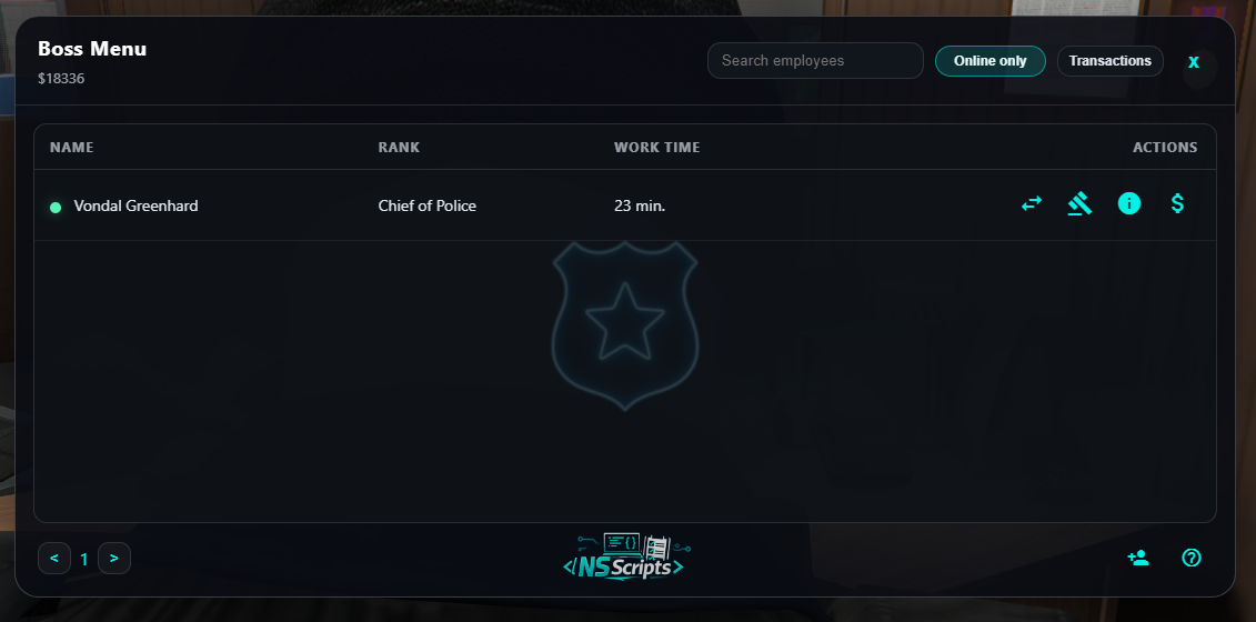 Advance Boss Menu Screenshot 2