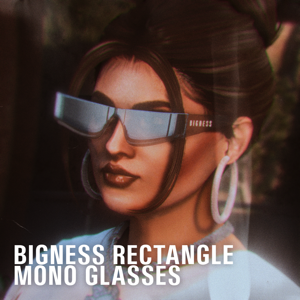 Bigness Mono Rectangular Sunglasses