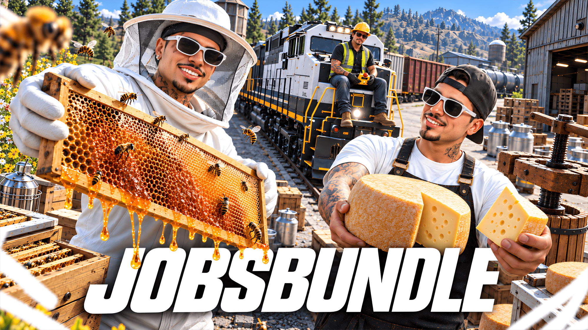 BEEKEEPING, DAIRY & TRAIN JOB