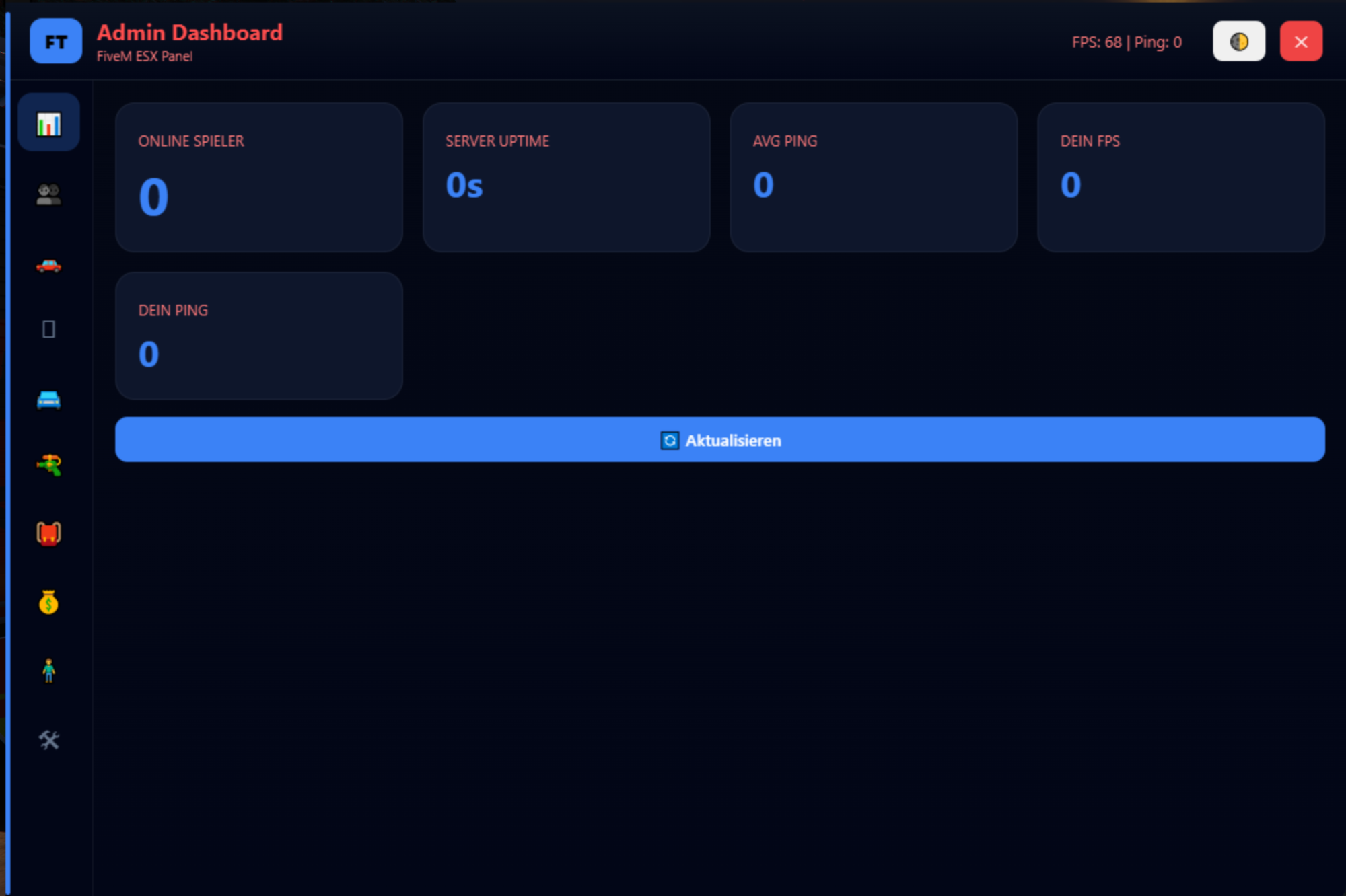Admin Menu