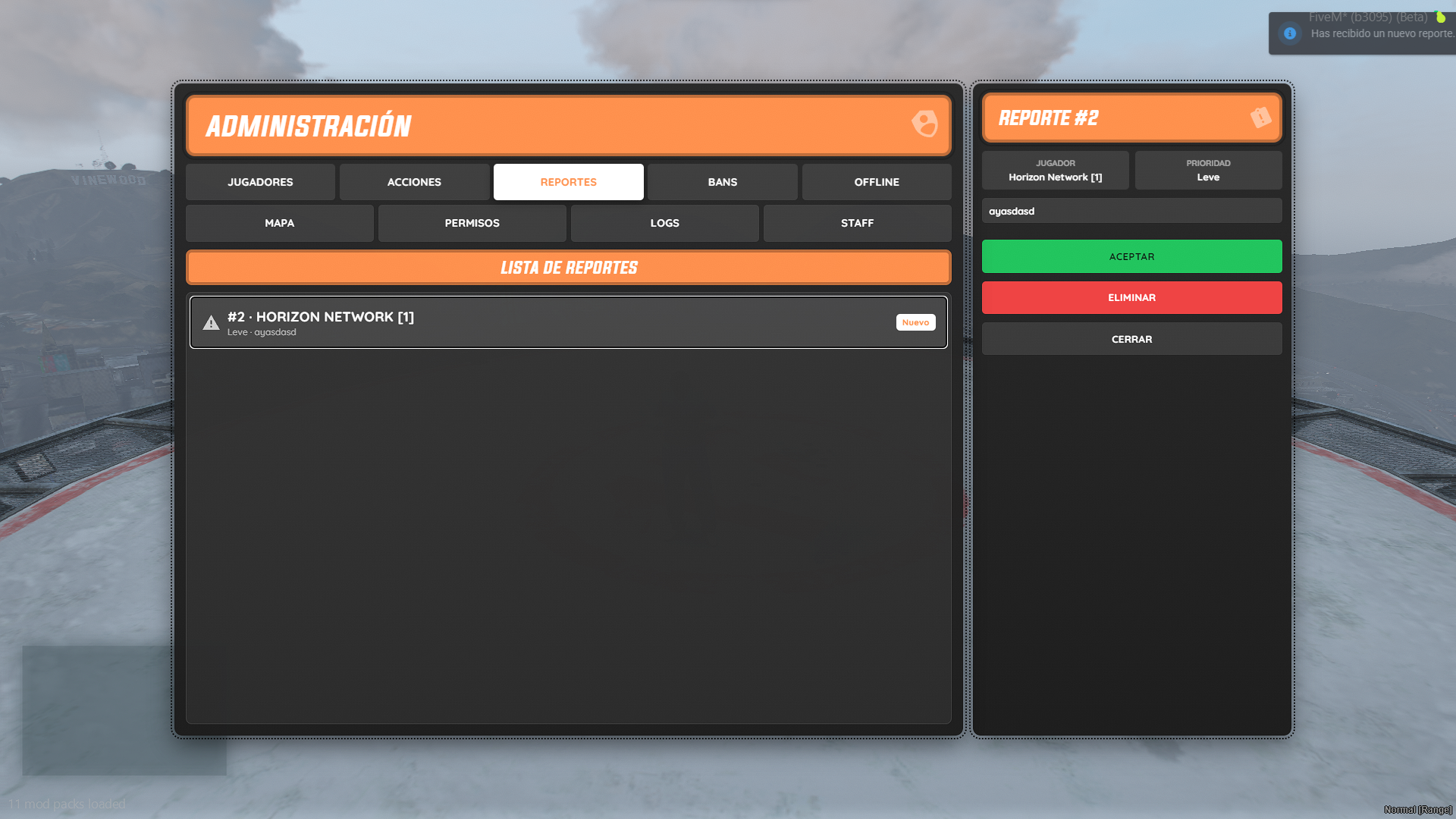 Horizon Admin
