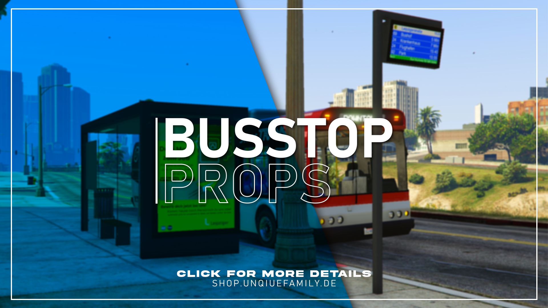 Bushaltestellen Prop / Bus Stop Prop (Only Placeable)