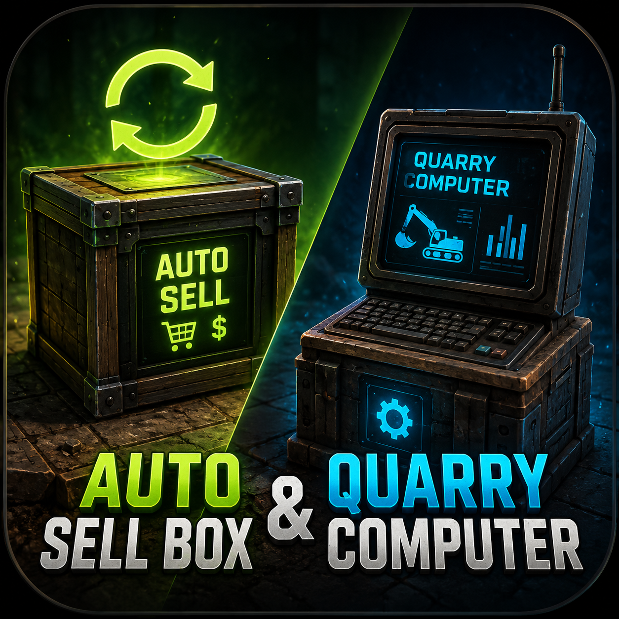 Auto Sell Box + Quarry Compiuter 10x