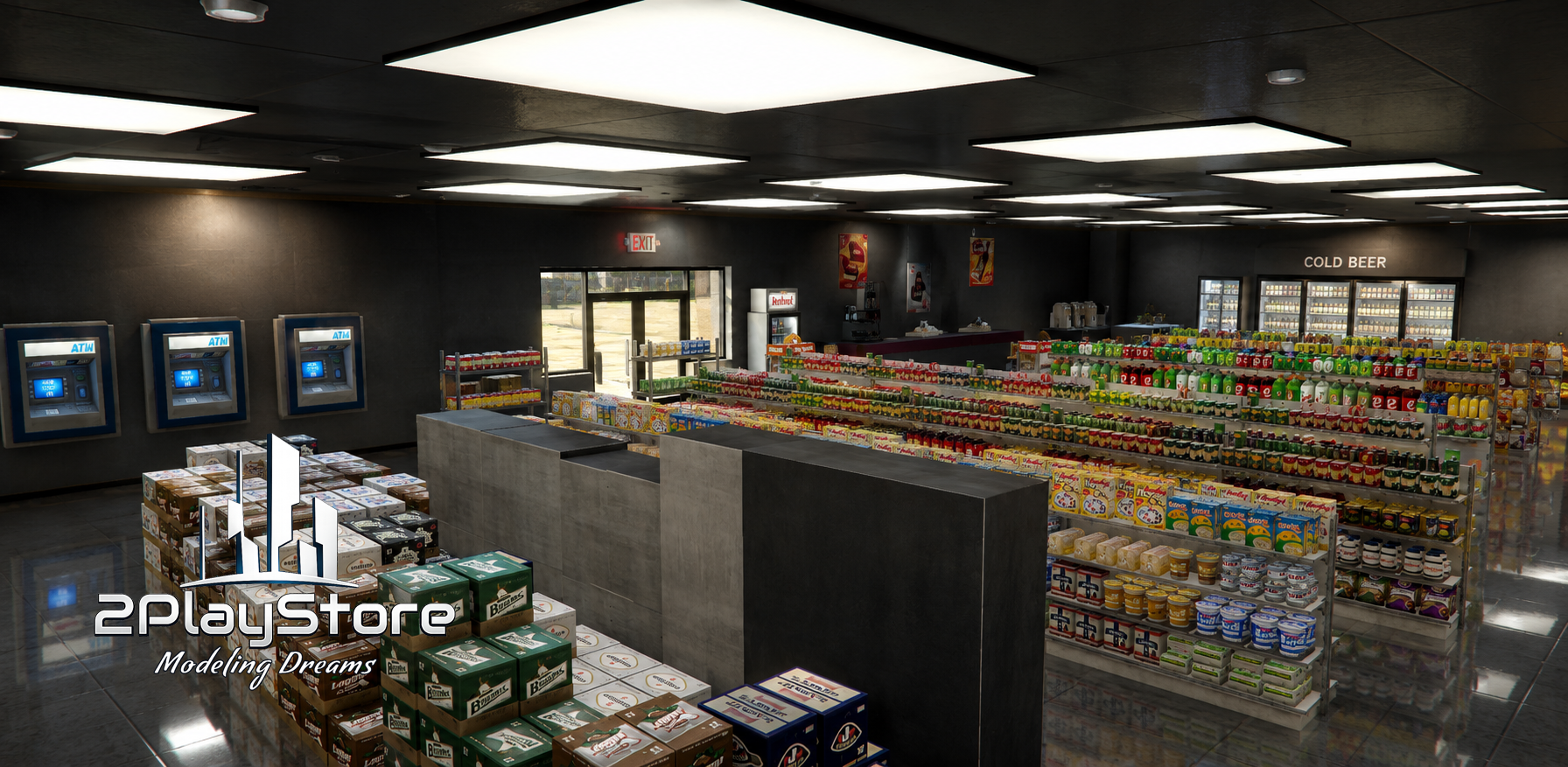 GasStation – Optimized & Realistic Map