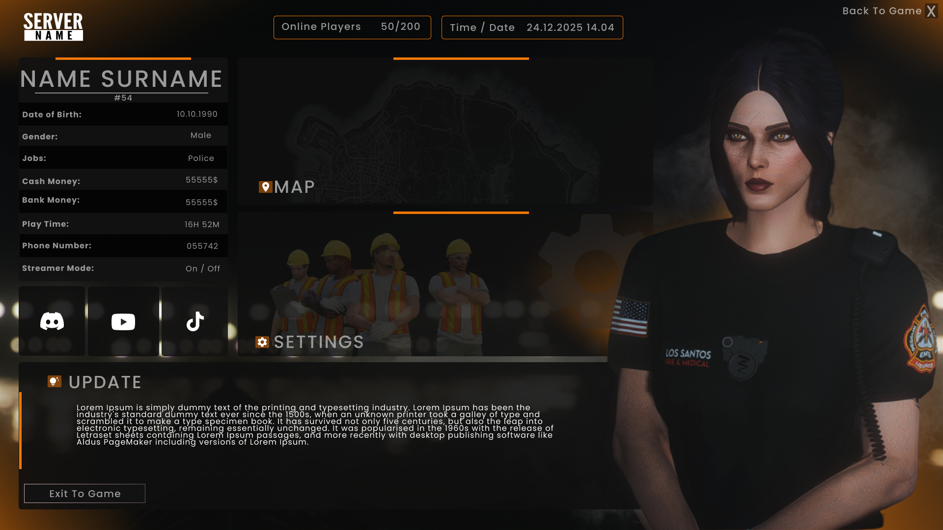 Pause Menu V1