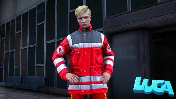 Luca RK2013 Katastrophenschutzjacke rot/blau