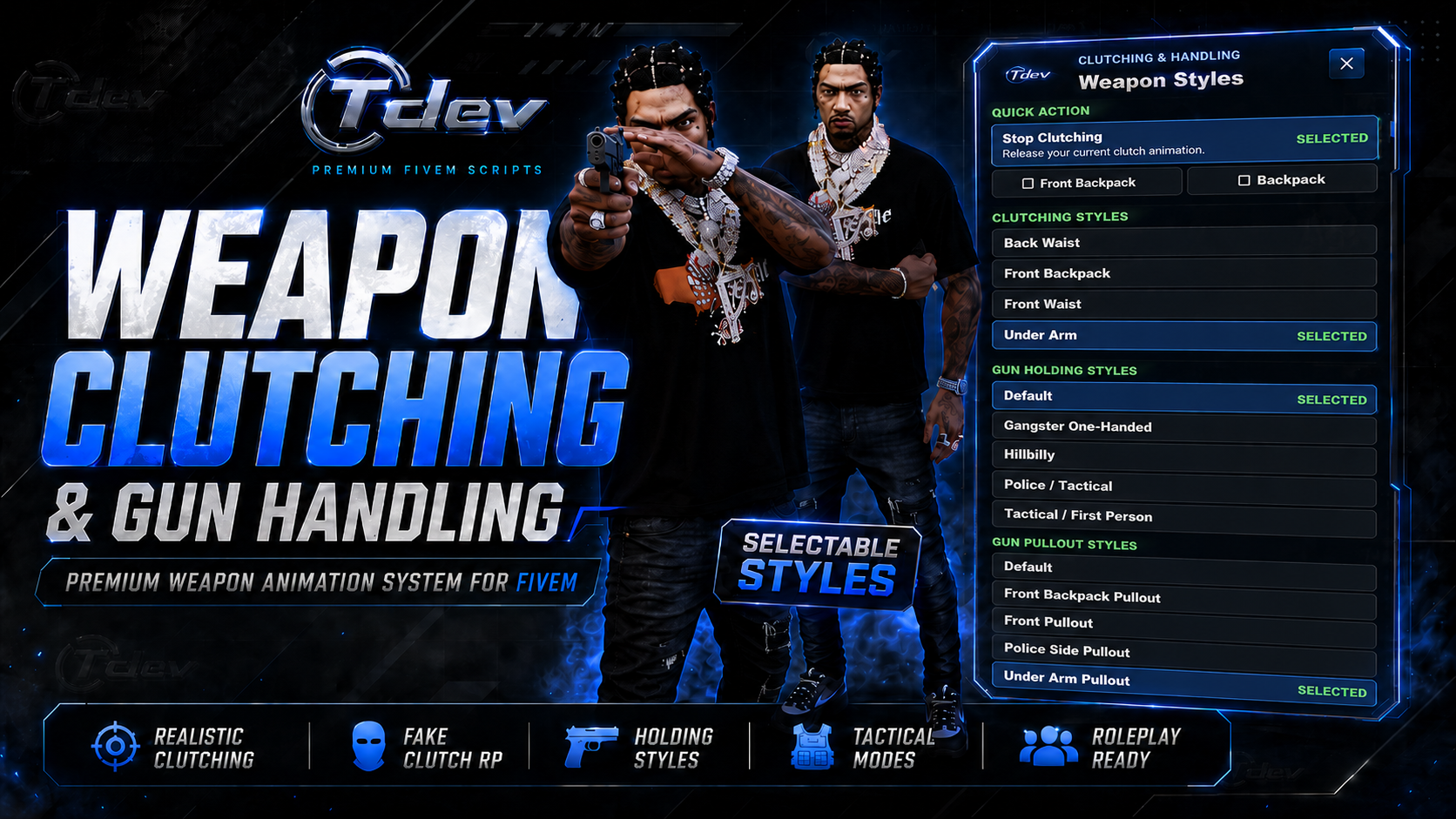 Advanced  Clutching & Gun Handling System [ESX/QB/QBOX]