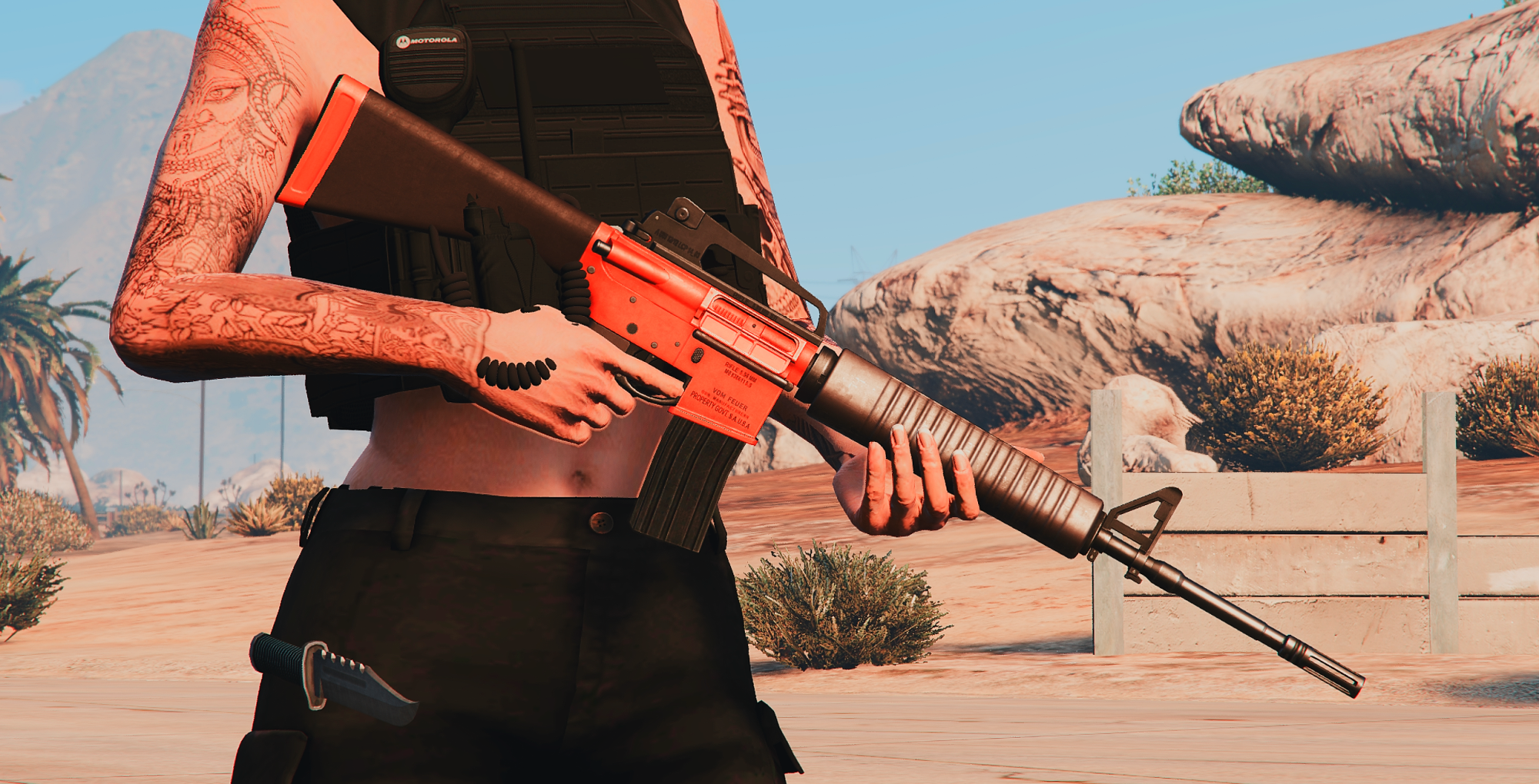 Orange Weapon Skin