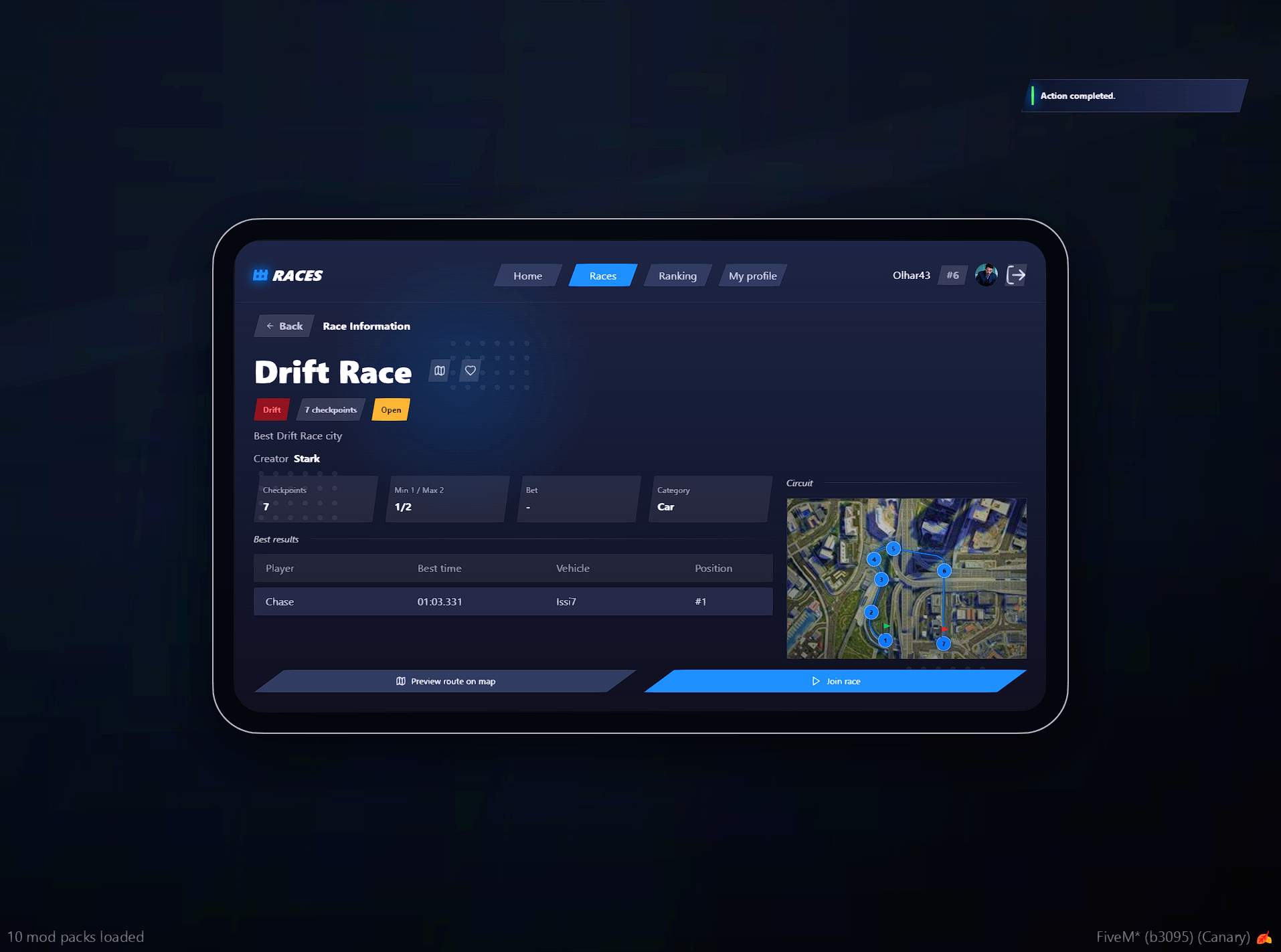 Races Creator