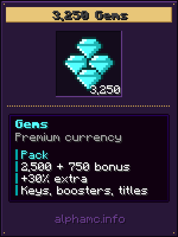 3,250 Gems