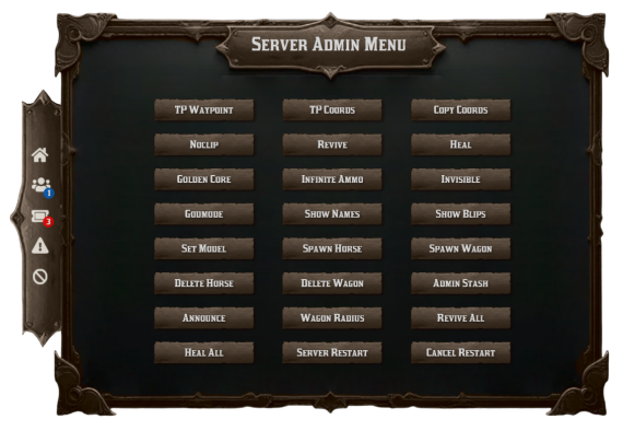Admin Menu