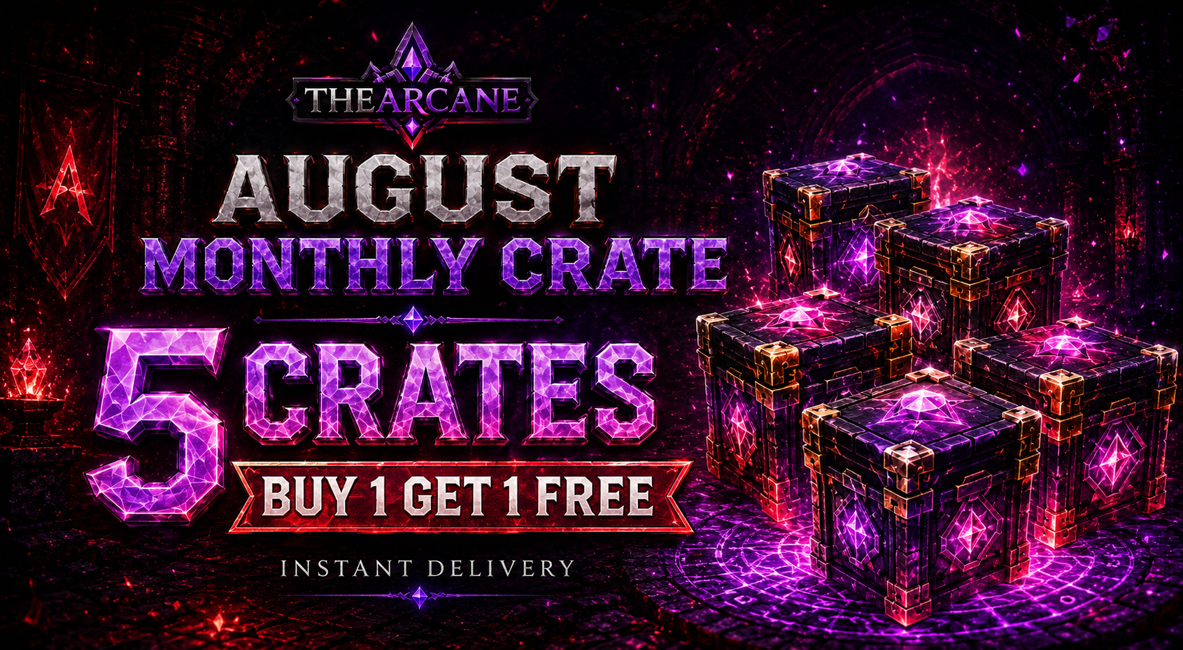 August Monthly Crate 5 | BUY 1 GET 1 FREE