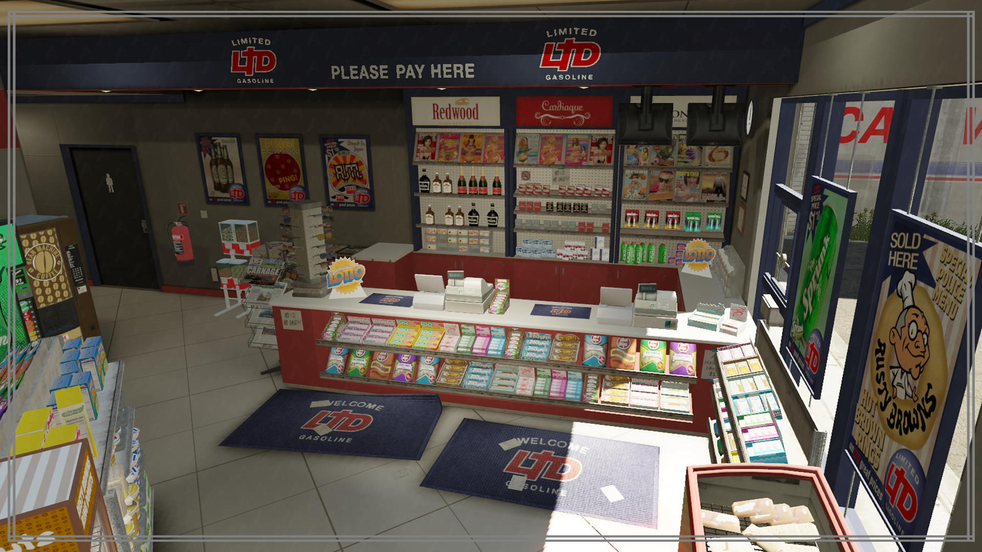 LTD Gas Station Interior Redesign