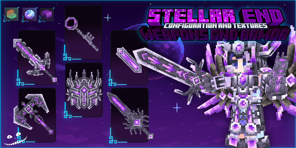 Stellar End Weapons & Gear Collection | GeyserMC Pack