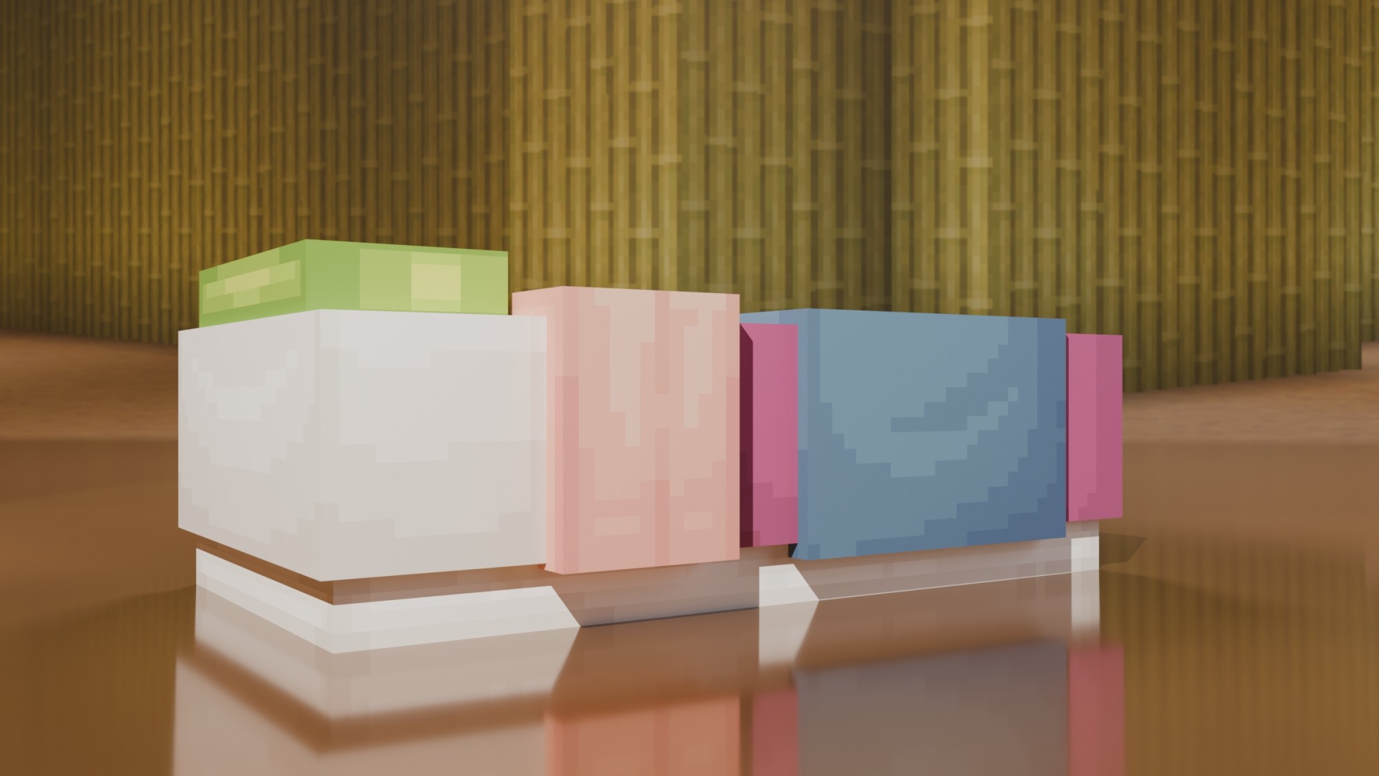 Toy Bed II — cosmetic Furniture v2 item on the NovaVoid Cat Civilization Minecraft server