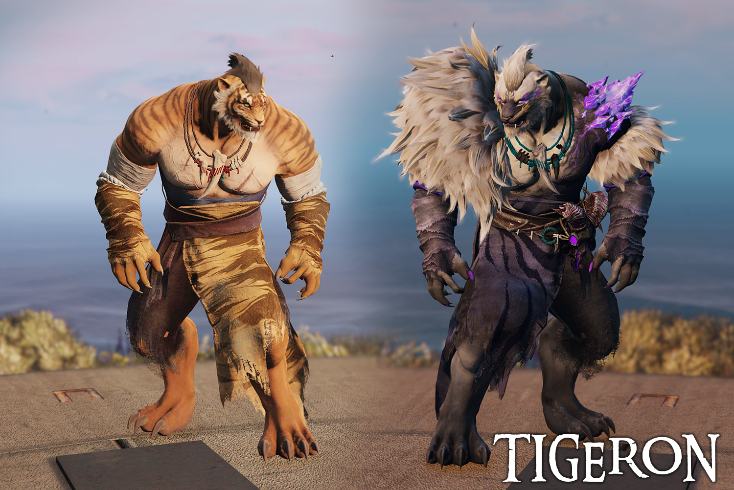 Tigeron with Physics - 4 Color Variations