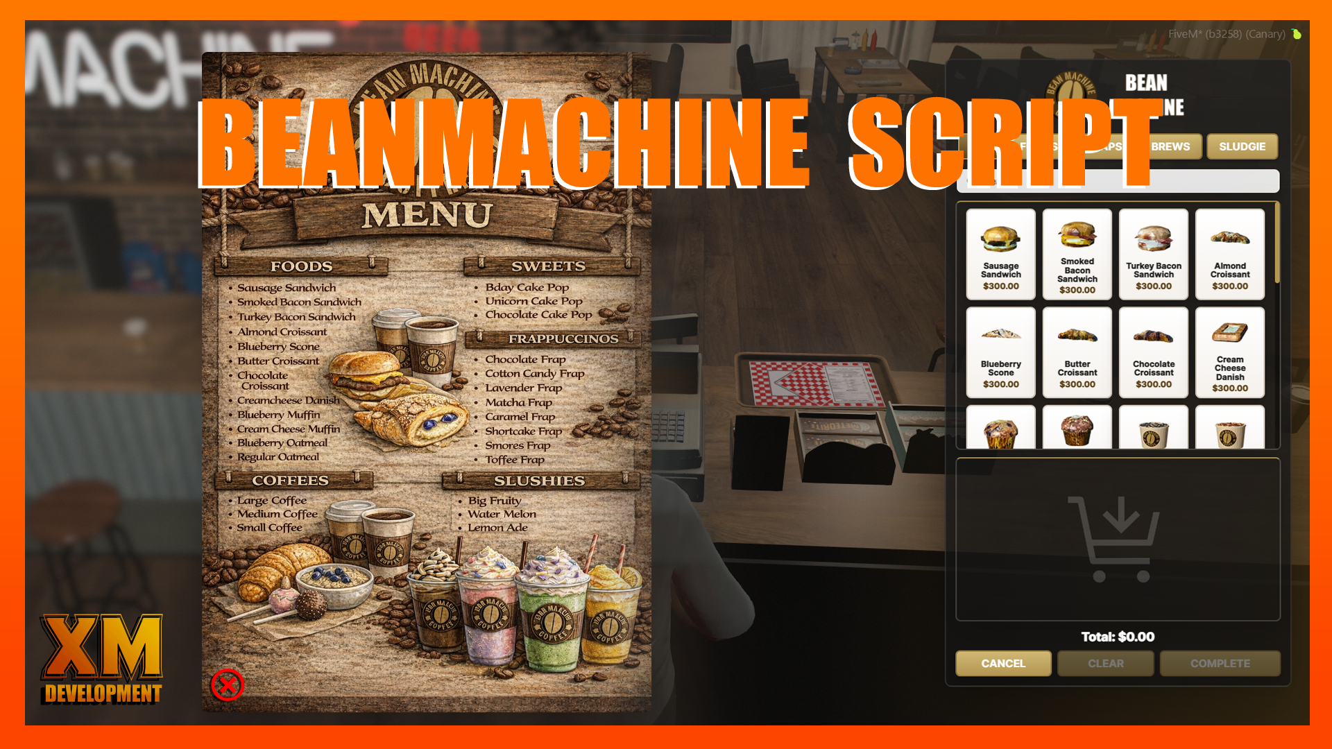 Bean Machine Script