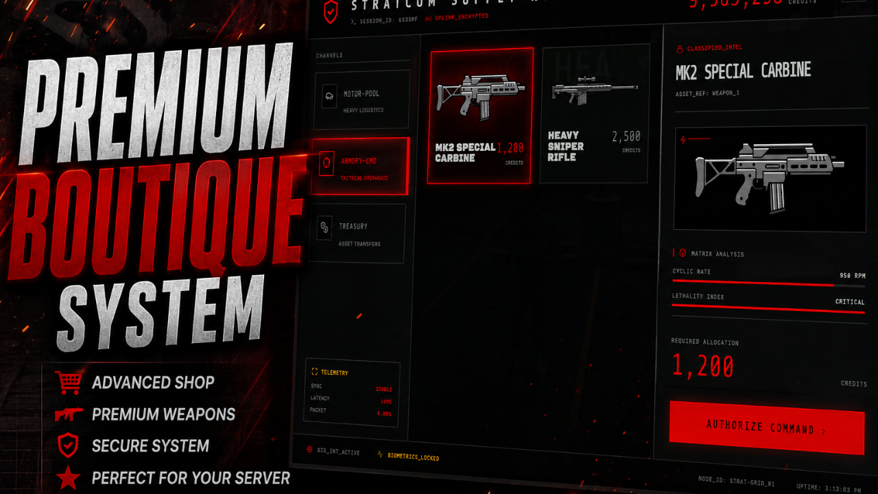 SD Shop - Premium Boutique System