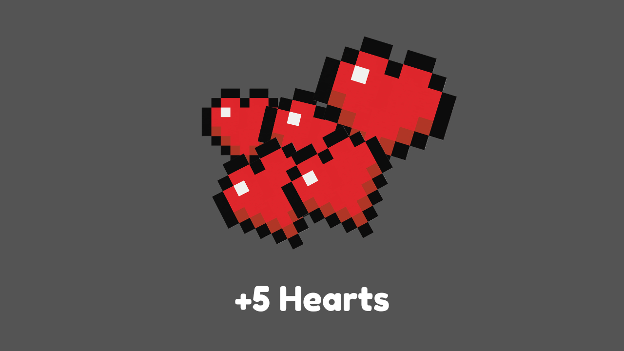 +5 Hearts