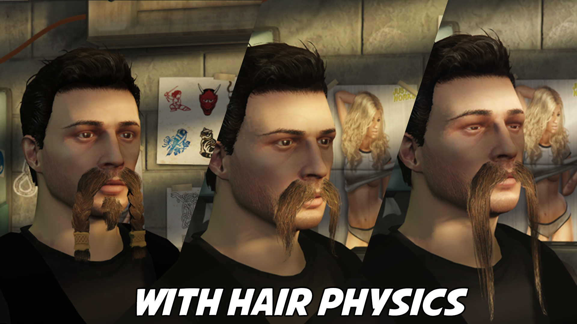 Moustache pack (+Physics)