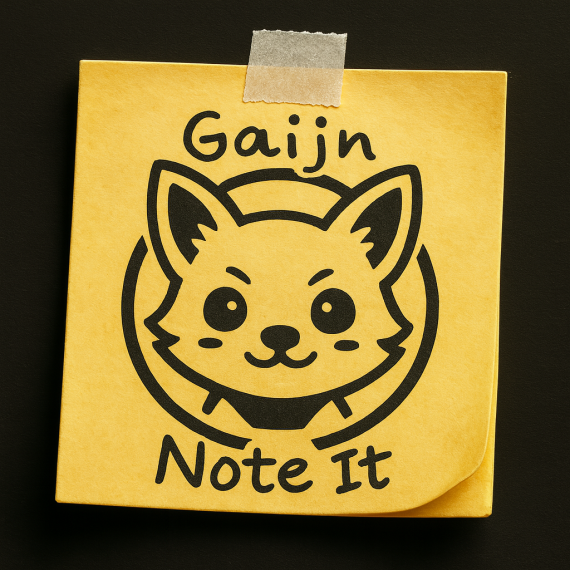 Gaijin Store - Note It