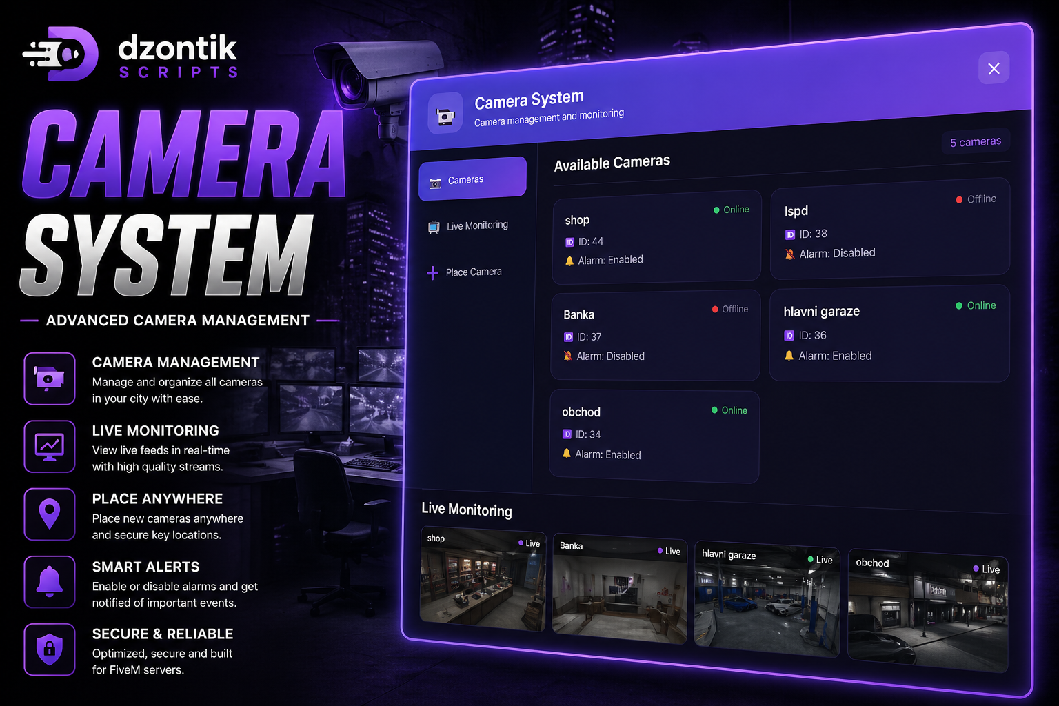 📹 ESX Camera System EN/CZ
